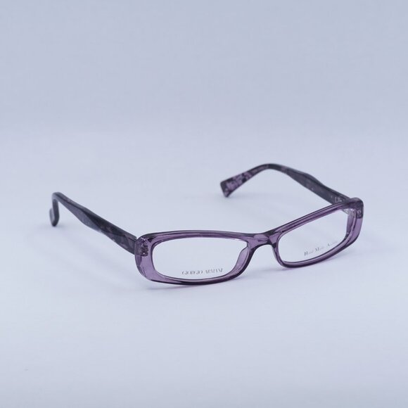 🕶️ New Giorgio Armani GA 647 NPB Eyeglasses - Transparent Dark Violet Frame - Picture 7 of 10